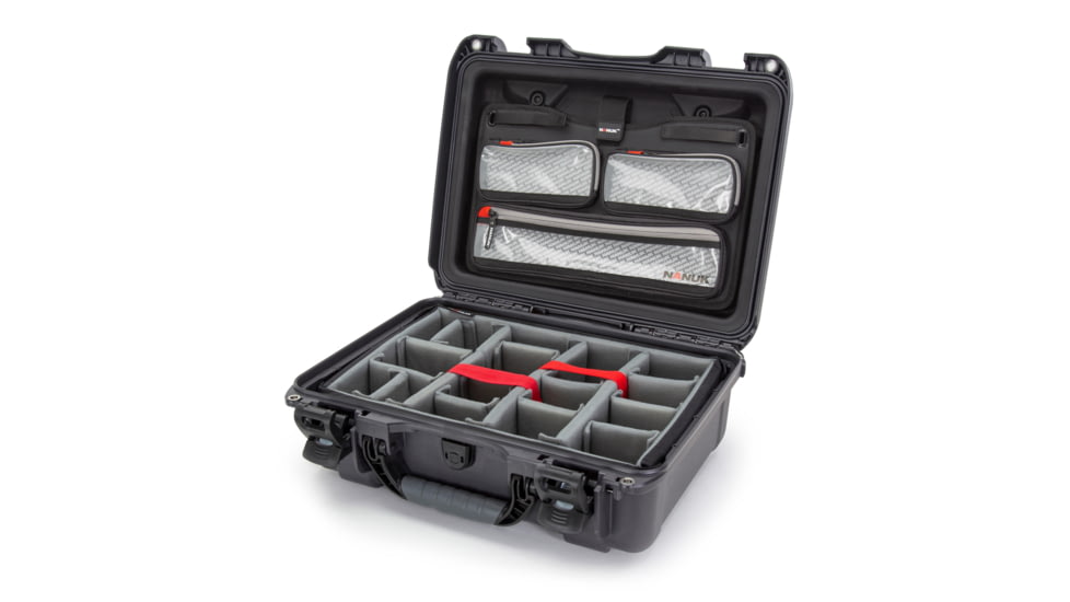 Nanuk 925 Pro Photo Camera Case Kit w/Lid Organizer / Padded Divider