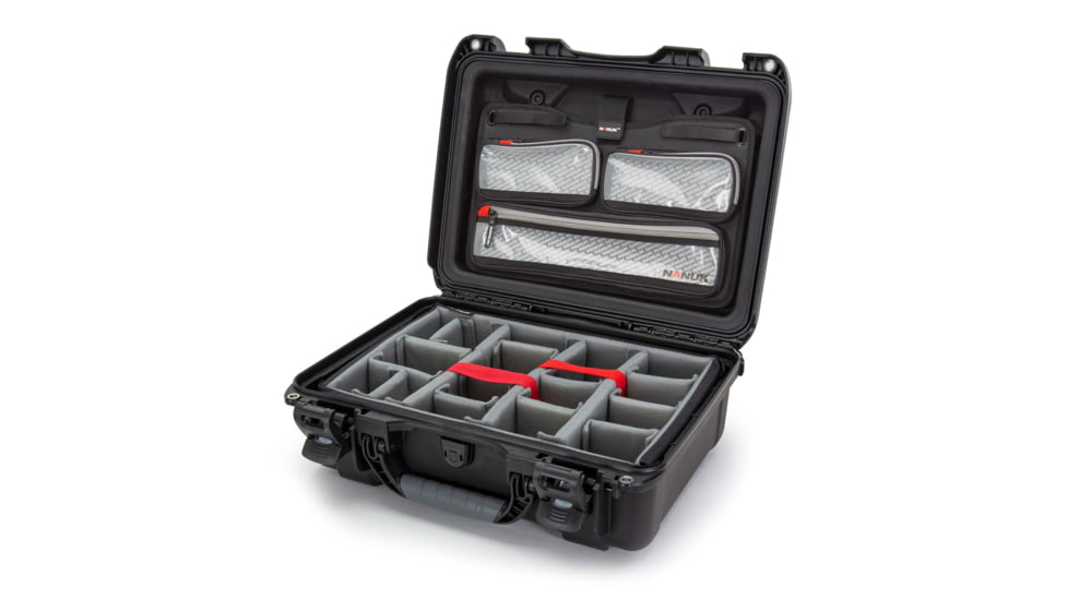 Nanuk 925 Pro Photo Camera Case Kit w/Lid Organizer / Padded Divider