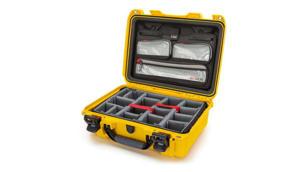 Nanuk 925 Pro Photo Camera Case Kit w/Lid Organizer / Padded Divider