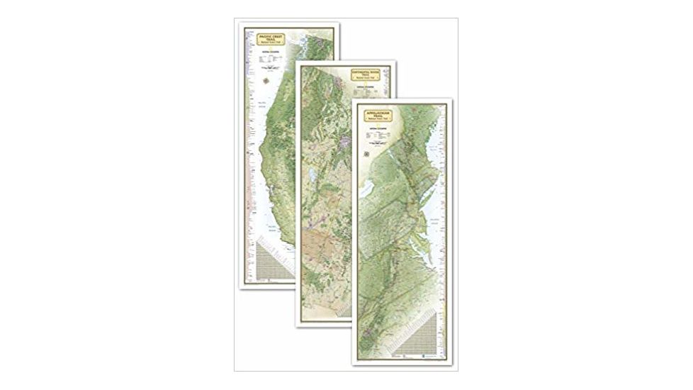 National Geographic Triple Crown Of Hiking Maps 9781566957687