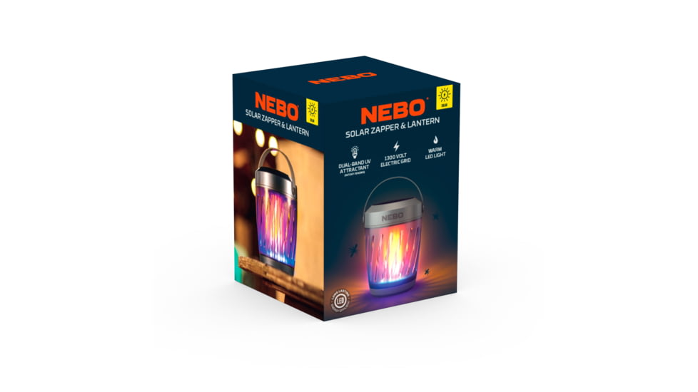 Nebo Solar Zapper and LED Lantern 2000mAh Li-ion Battery