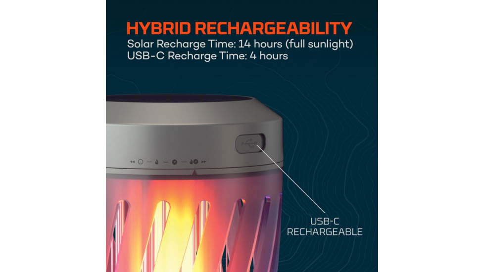 Nebo Solar Zapper and LED Lantern 2000mAh Li-ion Battery