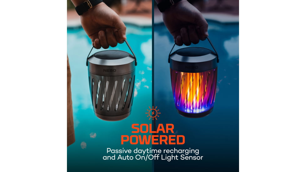 Nebo Solar Zapper and LED Lantern 2000mAh Li-ion Battery