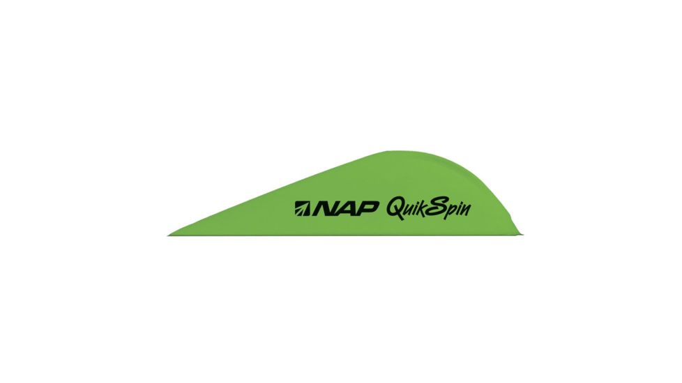 New Archery Products Quikspin ST Vanes, Fluorescent Green 2 in. 36 pk. 60-613