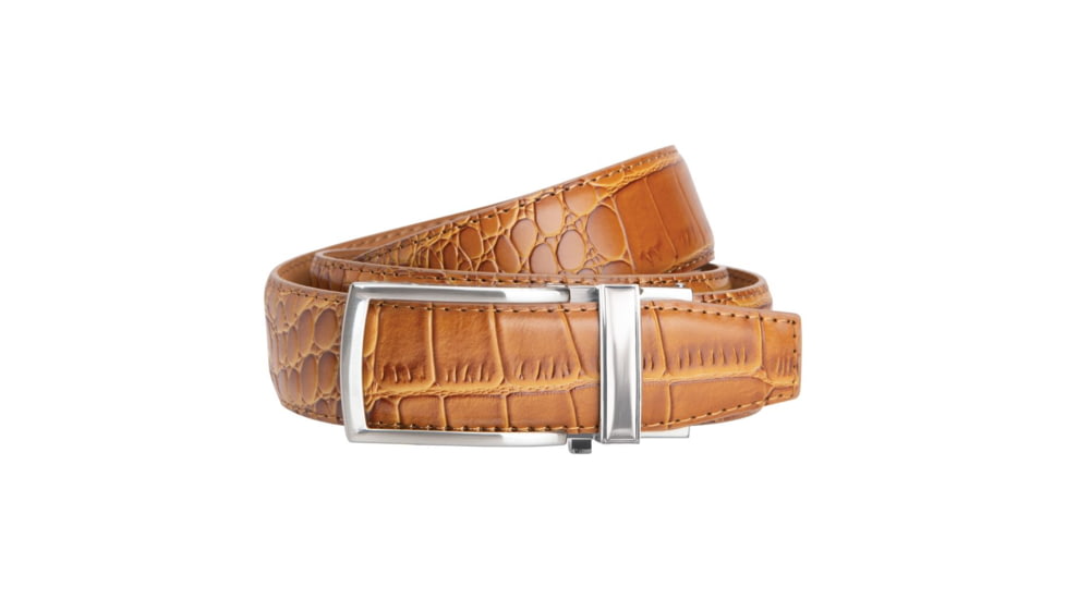 Nexbelt Alligator Belt, Tan, Up to 50" Waist, PCA2128