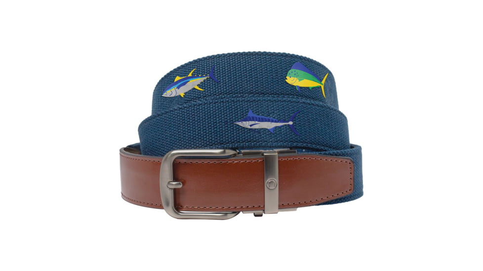 Nexbelt Embroidered Belt, Deep Sea Fish, Up to 50" Waist, CEP4870
