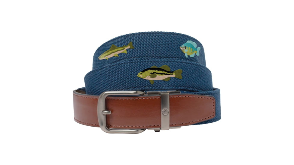 Nexbelt Embroidered Belt, Fresh Water Fish, Up to 50" Waist, CEP4863