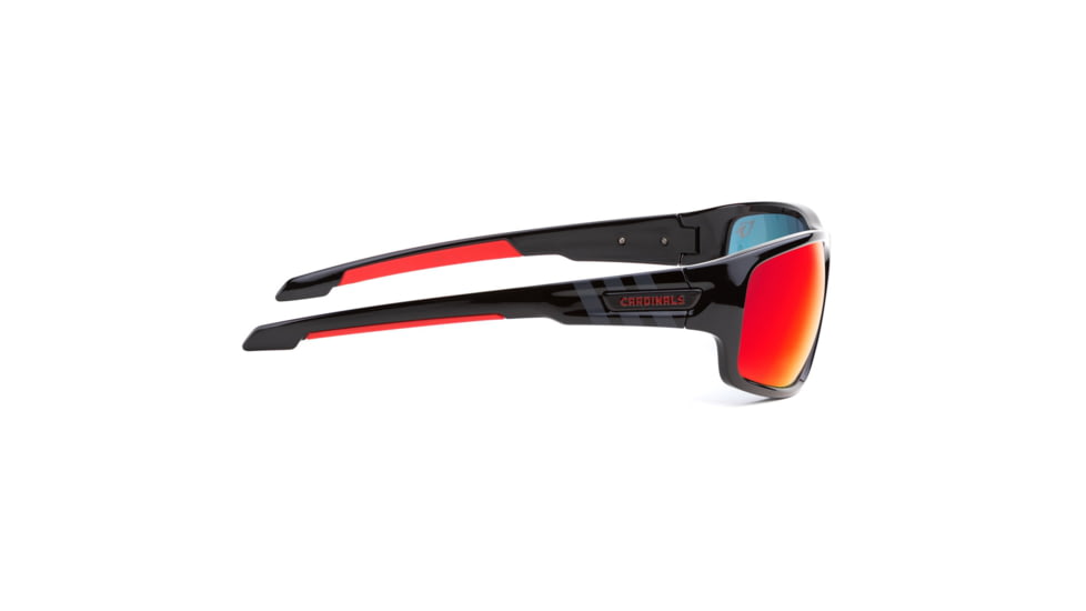 NFL Catch Arizona Cardinals Single Vision Prescription Sunglasses, Glossy Black Frame, 622586T01SV
