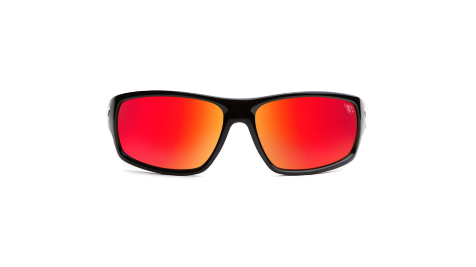 NFL Catch Arizona Cardinals Single Vision Prescription Sunglasses, Glossy Black Frame, 622586T01SV
