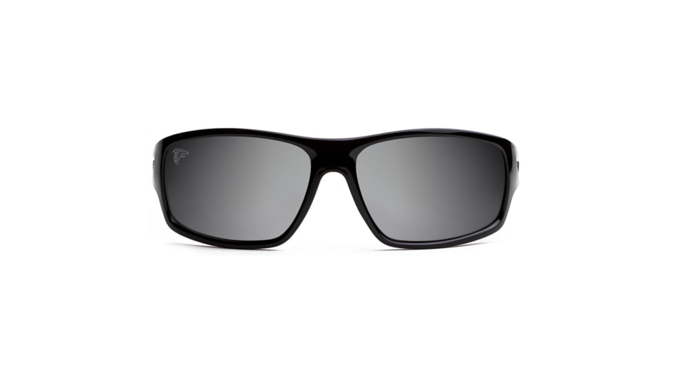 NFL Catch Atlanta Falcons Single Vision Prescription Sunglasses, Glossy Black Frame, 622586T02SV