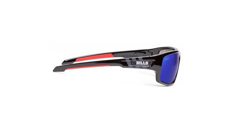 NFL Catch Buffalo Bills Single Vision Prescription Sunglasses, Glossy Black Frame, 622586T04SV
