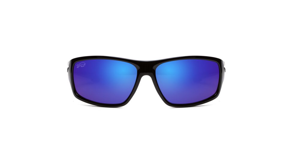 NFL Catch Buffalo Bills Single Vision Prescription Sunglasses, Glossy Black Frame, 622586T04SV