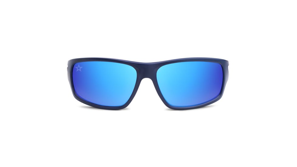 NFL Catch Dallas Cowboys Single Vision Prescription Sunglasses, Matte Dark Navy Frame, 622586T09SV
