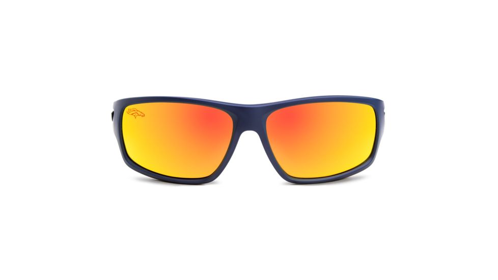 NFL Catch Denver Broncos Single Vision Prescription Sunglasses, Matte Dark Navy Frame, 622586T10SV