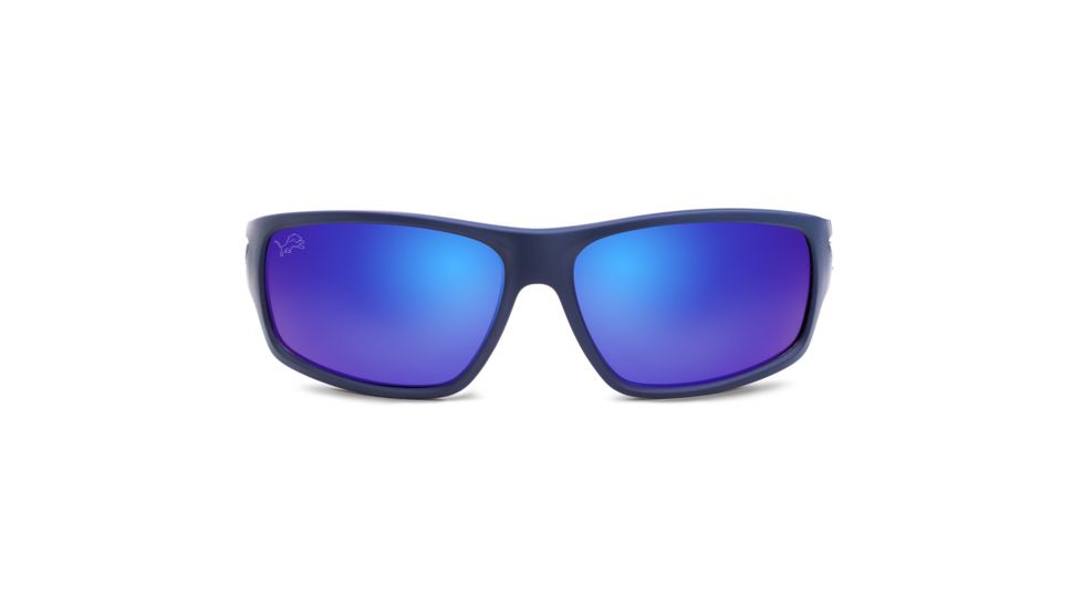 NFL Catch Detroit Lions Single Vision Prescription Sunglasses, Matte Dark Navy Frame, 622586T11SV