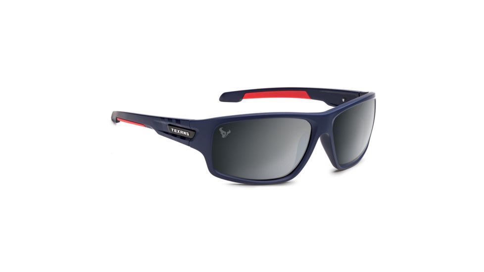 NFL Catch Houston Texans Single Vision Prescription Sunglasses, Matte Dark Navy Frame, 622586T13SV