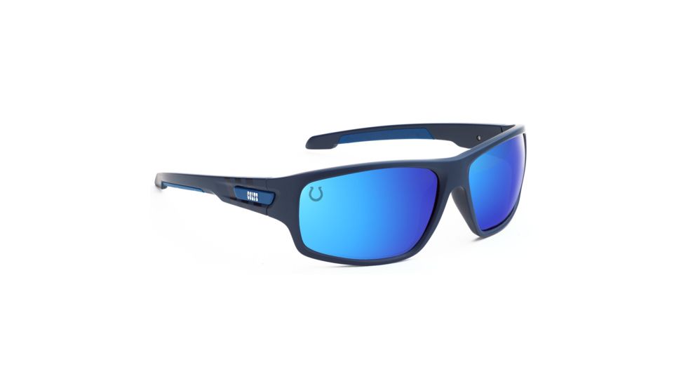 NFL Catch Indianapolis Colts Single Vision Prescription Sunglasses, Matte Dark Navy Frame, 622586T14SV