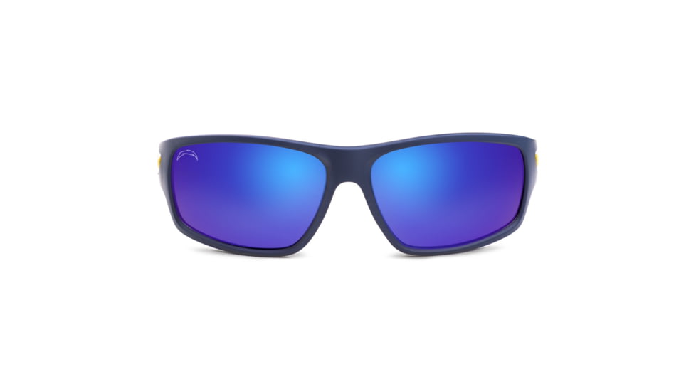 NFL Catch Los Angeles Chargers Single Vision Prescription Sunglasses, Matte Dark Navy Frame, 622586T26SV