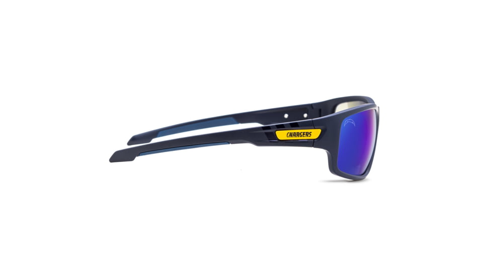 NFL Catch Los Angeles Chargers Single Vision Prescription Sunglasses, Matte Dark Navy Frame, 622586T26SV