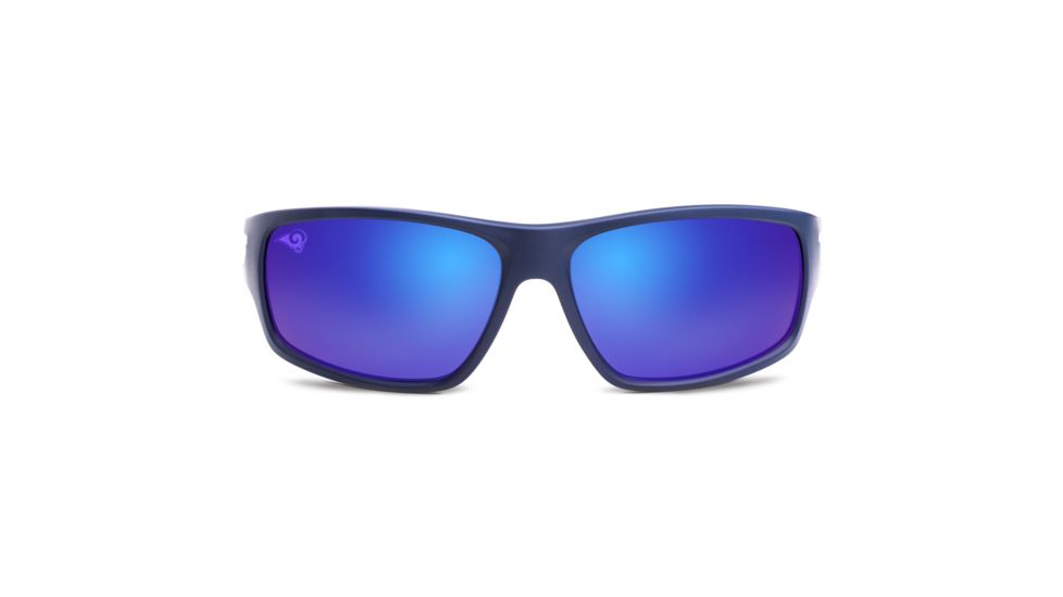 NFL Catch Los Angeles Rams Single Vision Prescription Sunglasses, Matte Dark Navy Frame, 622586T29SV