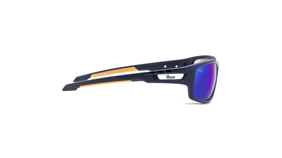 NFL Catch Los Angeles Rams Single Vision Prescription Sunglasses, Matte Dark Navy Frame, 622586T29SV