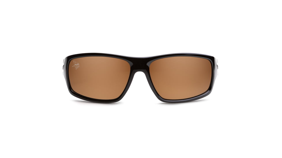 NFL Catch Minnesota Vikings Single Vision Prescription Sunglasses, Glossy Black Frame, 622586T18SV