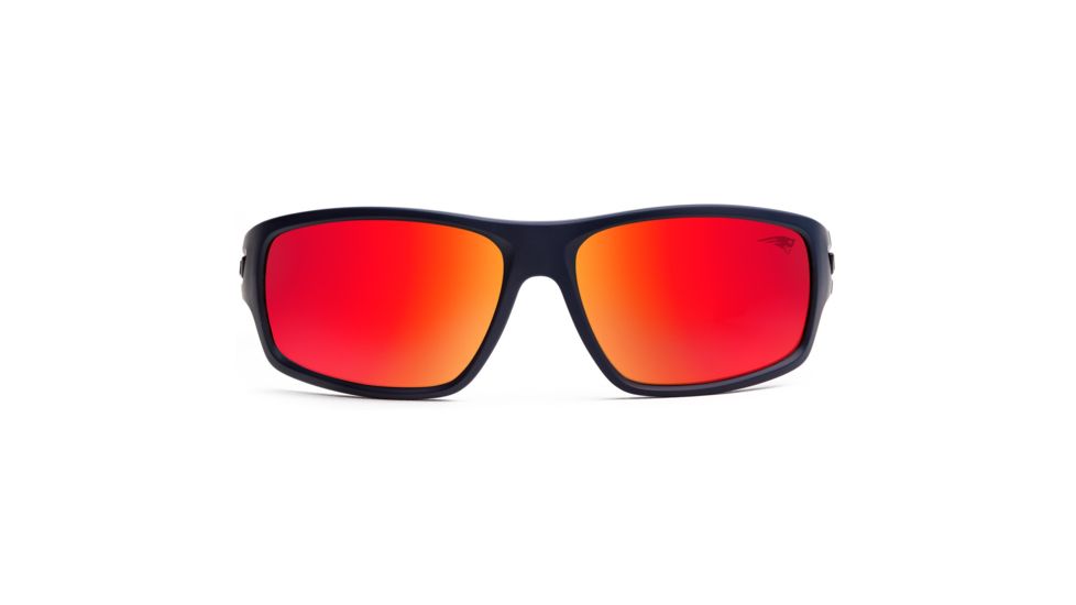 NFL Catch New England Patriots Single Vision Prescription Sunglasses, Matte Dark Navy Frame, 622586T19SV