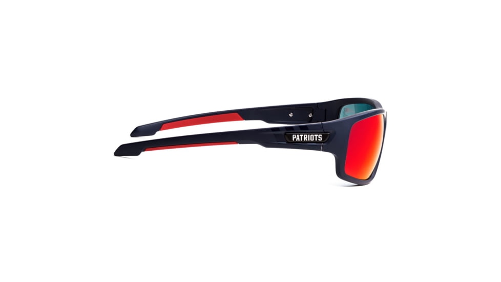 NFL Catch New England Patriots Single Vision Prescription Sunglasses, Matte Dark Navy Frame, 622586T19SV