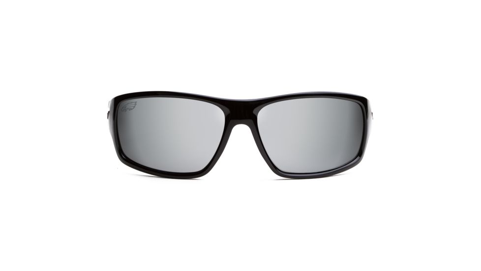 NFL Catch Philadelphia Eagles Single Vision Prescription Sunglasses, Glossy Black Frame, 622586T24SV