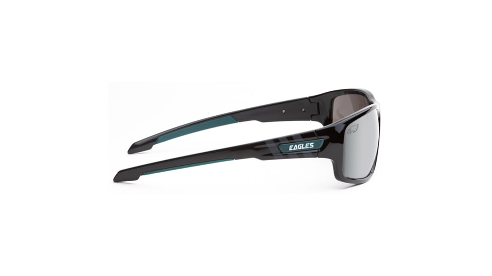 NFL Catch Philadelphia Eagles Single Vision Prescription Sunglasses, Glossy Black Frame, 622586T24SV