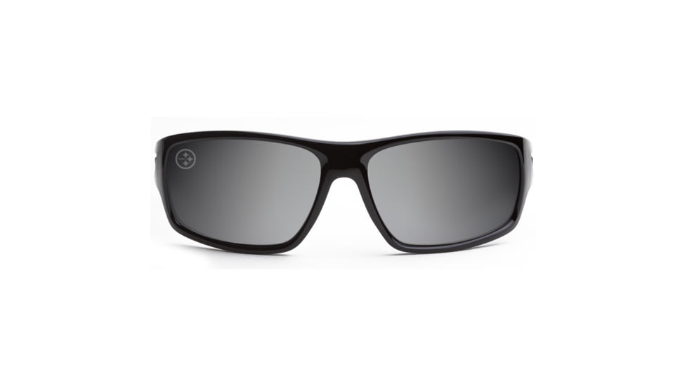 NFL Catch Pittsburgh Steelers Single Vision Prescription Sunglasses, Glossy Black Frame, 622586T25SV
