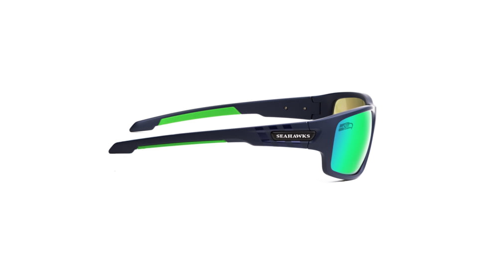 NFL Catch Seattle Seahawks Single Vision Prescription Sunglasses, Matte Dark Navy Frame, 622586T28SV