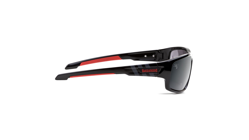 NFL Catch Tampa Bay Buccaneers Single Vision Prescription Sunglasses, Glossy Black Frame, 622586T30SV