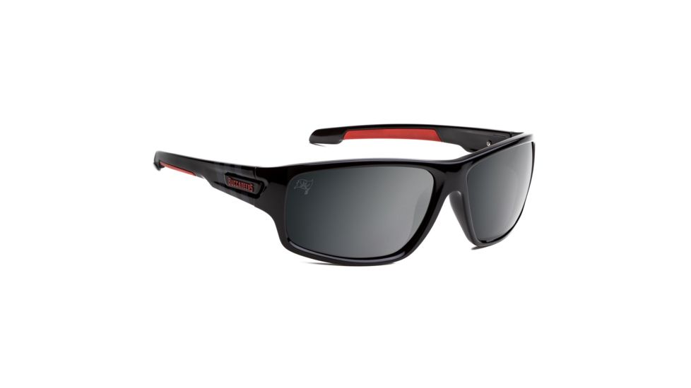 NFL Catch Tampa Bay Buccaneers Single Vision Prescription Sunglasses, Glossy Black Frame, 622586T30SV