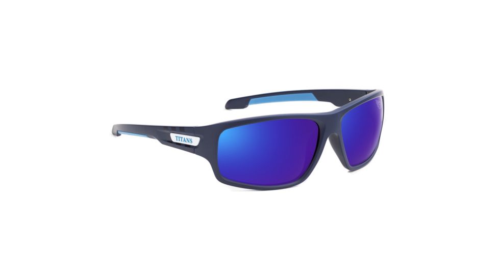 NFL Catch Tennessee Titans Single Vision Prescription Sunglasses, Matte Dark Navy Frame, 622586T31SV