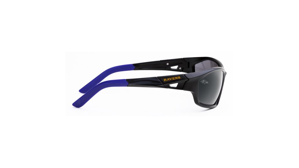NFL Lateral Baltimore Ravens Bifocal Prescription Sunglasses, Matte Black Frame, 619462A03BI