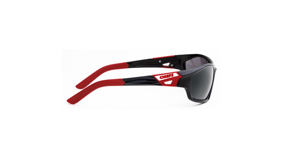NFL Lateral Kansas City Chiefs Bifocal Prescription Sunglasses, Matte Black Frame, 619462A16BI