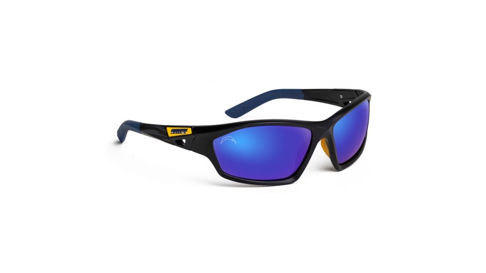 NFL Lateral Los Angeles Chargers Bifocal Prescription Sunglasses, Matte Black Frame, 619462A26BI