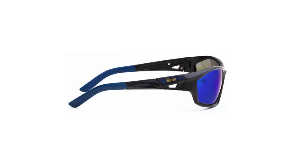 NFL Lateral Los Angeles Rams Bifocal Prescription Sunglasses, Matte Black Frame, 619462A29BI