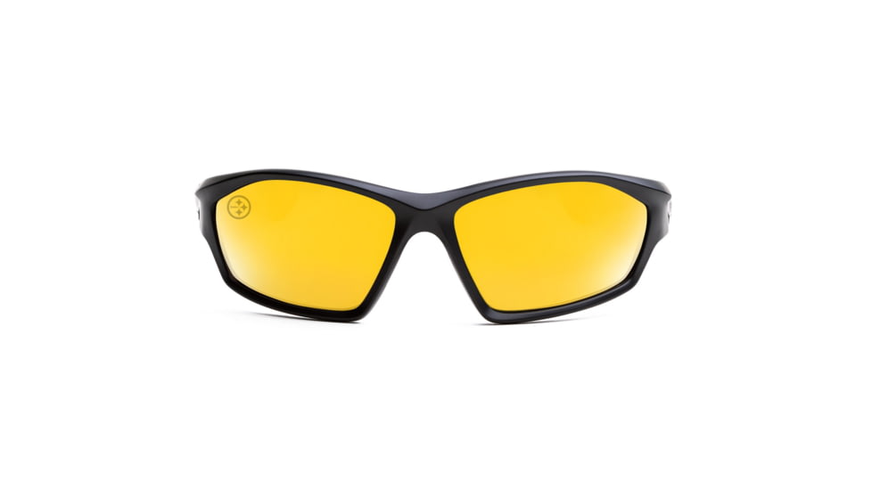 NFL Lateral Pittsburgh Steelers Bifocal Prescription Sunglasses, Matte Black Frame, 619462A25BI