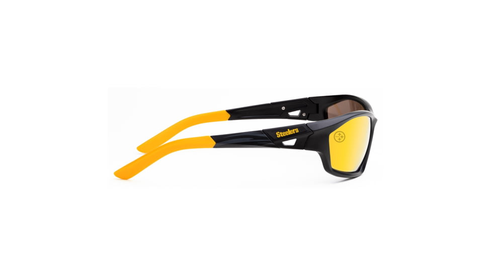 NFL Lateral Pittsburgh Steelers Bifocal Prescription Sunglasses, Matte Black Frame, 619462A25BI