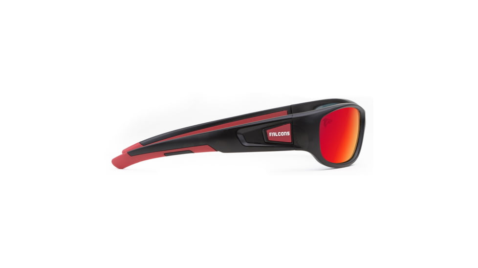NFL Zone Atlanta Falcons Single Vision Prescription Sunglasses, Matte Black Frame, 655975T02SV