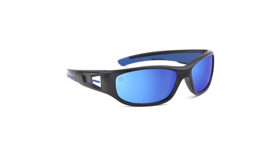 NFL Zone Dallas Cowboys Single Vision Prescription Sunglasses, Matte Black Frame, 655975T09SV