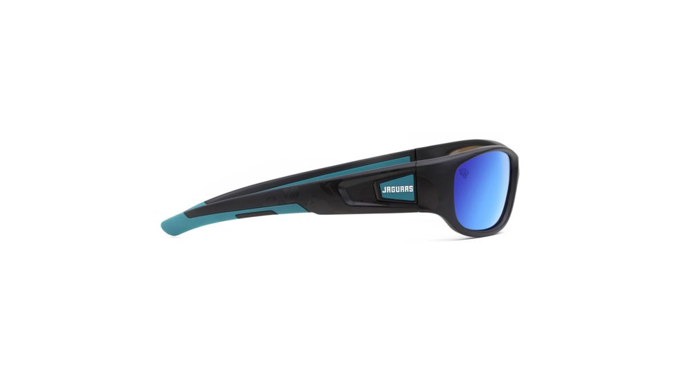 NFL Zone Jacksonville Jaguars Single Vision Prescription Sunglasses, Matte Black Frame, 655975T15SV