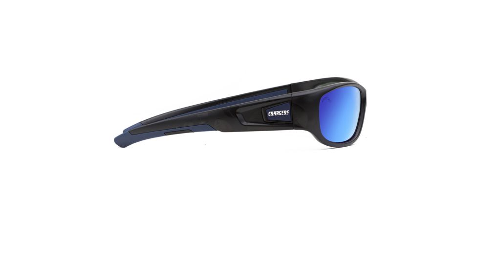 NFL Zone Los Angeles Chargers Single Vision Prescription Sunglasses, Matte Black Frame, 655975T26SV