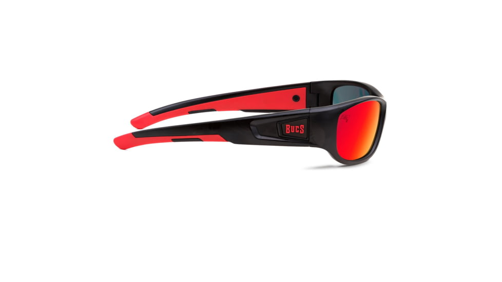 NFL Zone Tampa Bay Buccaneers Single Vision Prescription Sunglasses, Matte Black Frame, 655975T30SV
