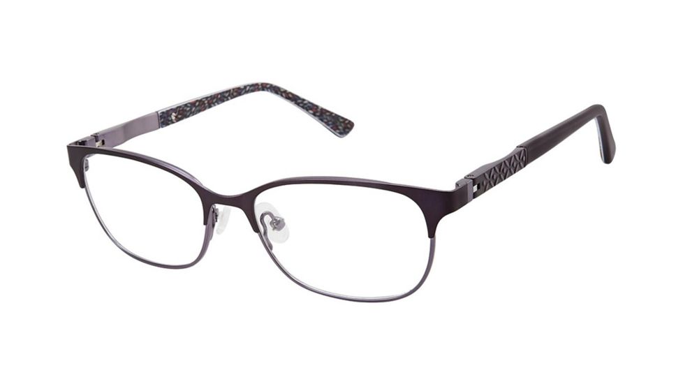 Nicole Miller Callie Eyeglass Frames - Frame MATTE EGGPLANT, Size 49/15mm NMCALLIE01