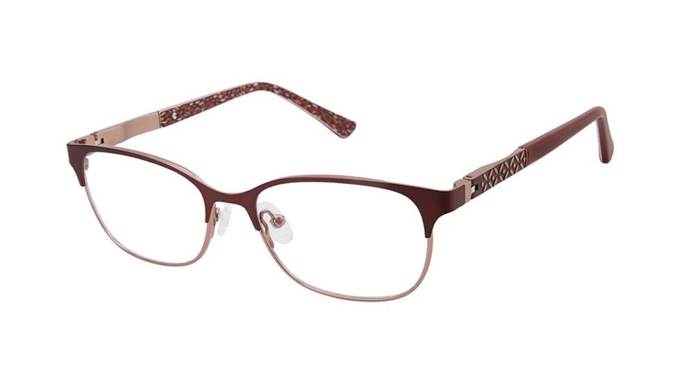 Nicole Miller Callie Eyeglass Frames - Frame MATTE MULBERRY, Size 49/15mm NMCALLIE03