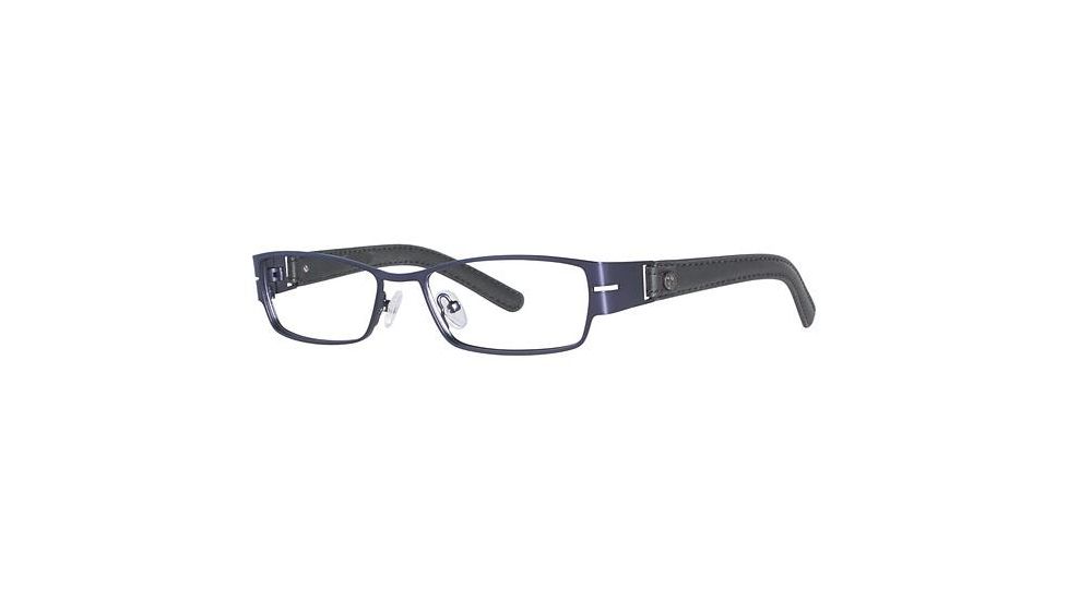 Nicole Miller Chrystie Eyeglass Frames - Frame Matte Navy/Black, Size 52/16mm NMCHRYSTIE03