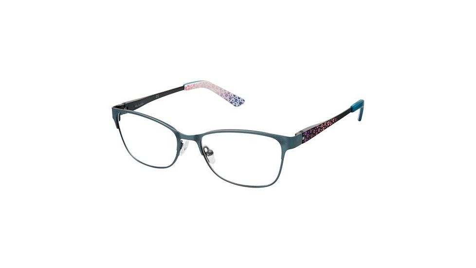 Nicole Miller Oriana Eyeglass Frames - Frame Light Teal, Size 50/15mm NMORIANA02